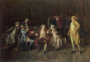 London Jacobites Receiving News of the Prestonpans by George Ogilvy Reid